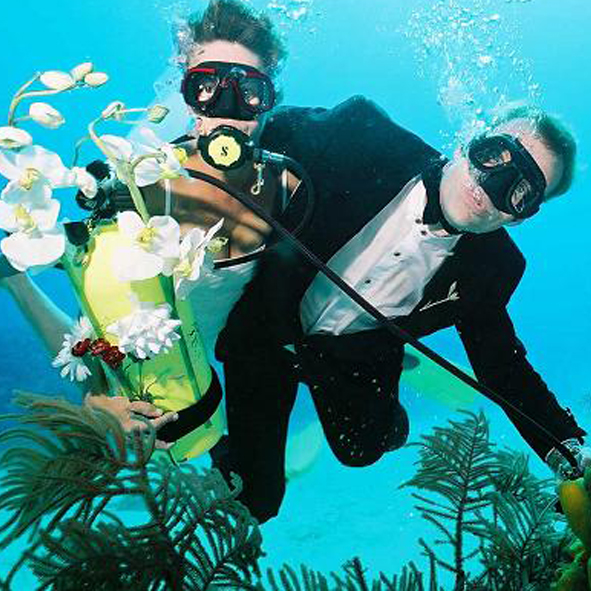 Tener una romántica boda bajo el agua – COZUMEL, BODAS Y ROMANCE